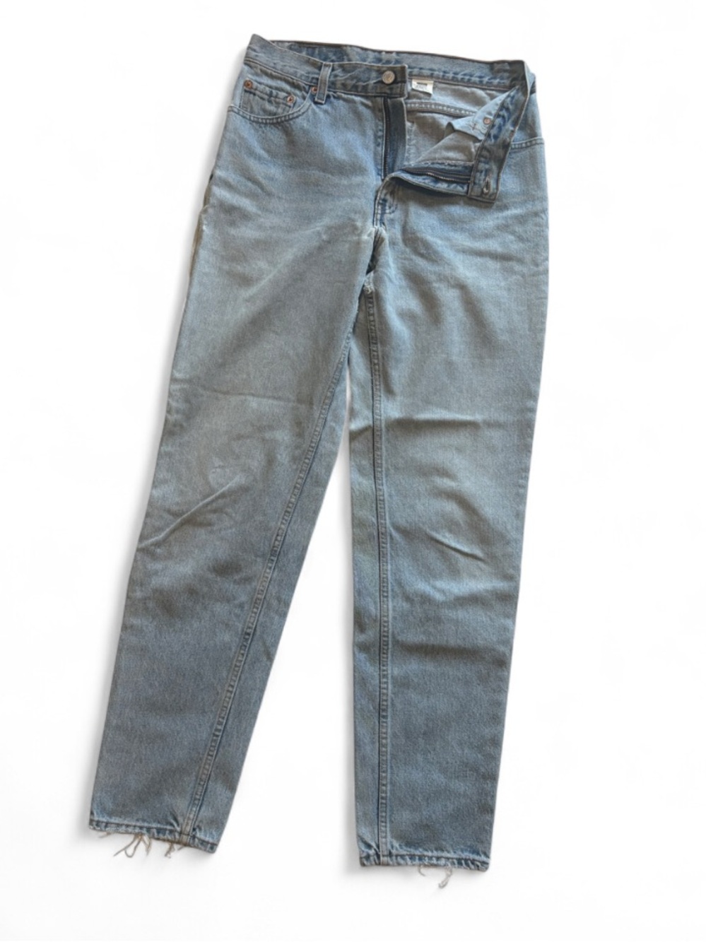 Vintage 90’s Levi’s 550 Distressed Relaxed-Fit Tapered Leg Denim Jeans